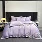 Luxury Floral Embroidered Cotton Bedding Set(4PCS) - Purple - King - image 14