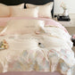 Gradient Floral Embroidered Cotton Bedding Set(4PCS) - image 2