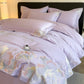 Gradient Floral Embroidered Cotton Bedding Set(4PCS) - image 8