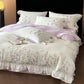 Wildflower Embroidery Ruffled Lace Cotton Bedding(4PCS) - image 11