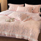 Wildflower Embroidery Ruffled Lace Cotton Bedding(4PCS) - image 2