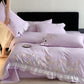 Tulip Embroidery Ruffled Lace Cotton Bedding(4PCS) - image 19