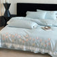Tulip Embroidery Ruffled Lace Cotton Bedding(4PCS) - image 16