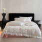 Tulip Embroidery Ruffled Lace Cotton Bedding(4PCS) - image 1