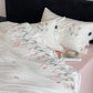 Tulip Embroidery Ruffled Lace Cotton Bedding(4PCS) - image 6