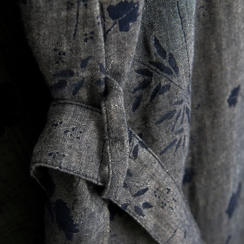 Garden Floral Organic Cotton Kimono Robe - image 25