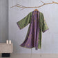 Garden Floral Organic Cotton Kimono Robe - Green - 2XL - image 17