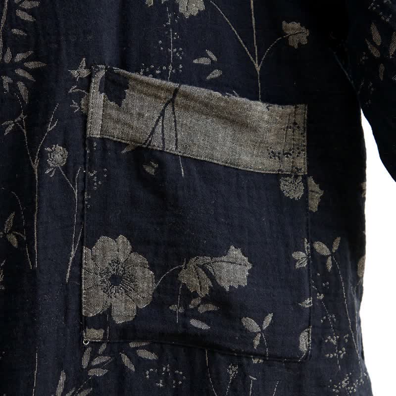 Garden Floral Organic Cotton Kimono Robe - image 17