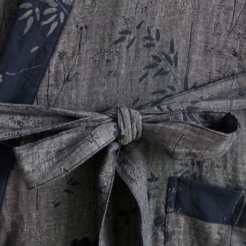 Garden Floral Organic Cotton Kimono Robe - image 27