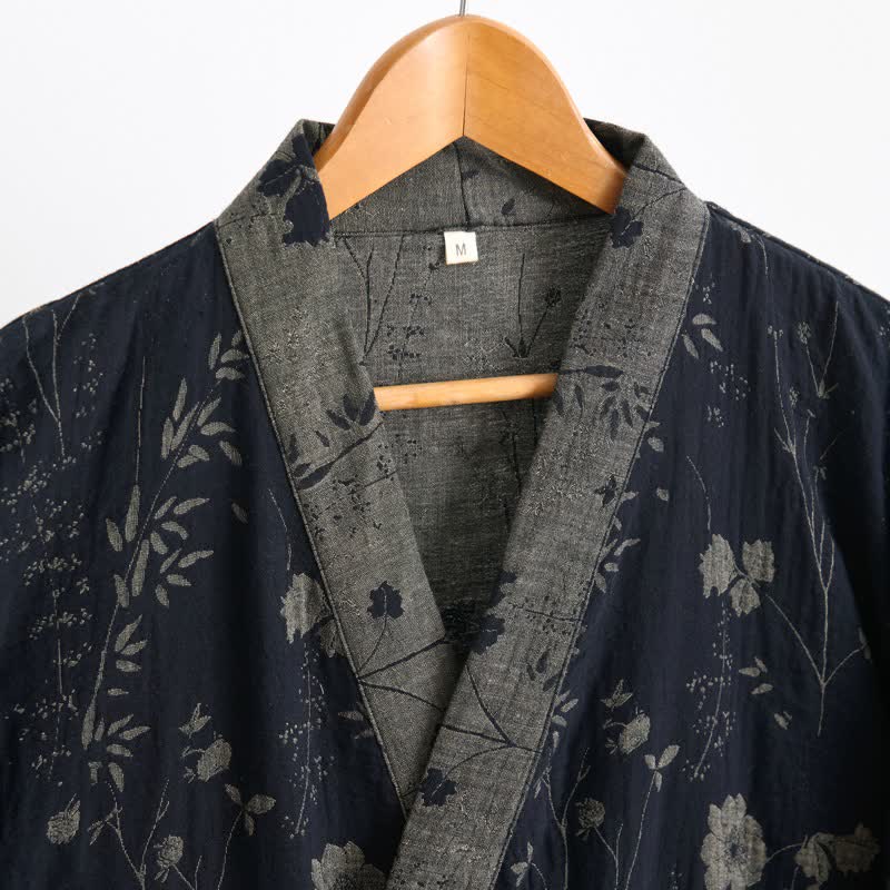 Garden Floral Organic Cotton Kimono Robe - image 15