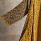 Yellow Floral Cotton Gauze Kimono Robe - image 6
