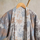 Gray Floral Cotton Gauze Kimono Robe - image 3