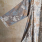 Gray Floral Cotton Gauze Kimono Robe - image 5