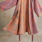 Artistic Botanical Cotton Gauze Kimono Robe - image 3