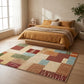 Modern Striped Patchwork Area Rug - image 3