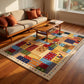 Vibrant Patchwork Geometric Area Rug - image 1