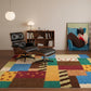 Retro Patchwork Star Dot Area Rug - image 1