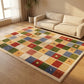 Colorful Patchwork Checkered Area Rug - image 1