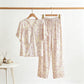 Lavender Floral Ruffle Sleeve Loungewear Set - image 0