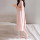 Leopard Print Lace Trim Nightgown - image 2