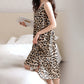 Leopard Print Lace Trim Nightgown - image 11