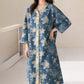 Blue Leaf Cotton Gauze Sleep Nightie - image 2