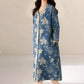 Blue Leaf Cotton Gauze Sleep Nightie - image 5
