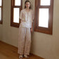 Lavender Floral Ruffle Sleeve Loungewear Set - image 4
