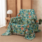 Ownkoti Vintage Botanical Fringed Reversible Gauze Quilt - image 1
