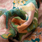 Ownkoti Vintage Oil Painting Rosy Fringed Gauze Quilt - image 3