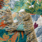 Vintage Tropical Floral  Reversible Gauze Quilt - image 4