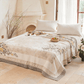 Ownkoti Oriental Peony Jacquard Reversible Gauze Quilt - image 1
