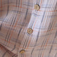 Colorful Stripe Check Cotton Matching Pajamas - image 21