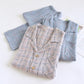 Colorful Stripe Check Cotton Matching Pajamas - image 5