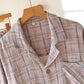 Colorful Stripe Check Cotton Matching Pajamas - image 19