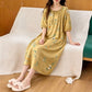 Vintage Floral & Branch Lounge Dress - image 3