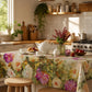 Ownkoti Soft Impressionist Rose Tablecloth - image 3