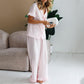 Pink Cotton Ruffle Women's Loungewear Set - image 2