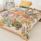 Bohemian Blooming Floral Cotton Quilt Blanket - image 1