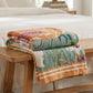 Bohemian Blooming Floral Cotton Quilt Blanket - image 2