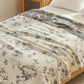 Vintage Floral Cotton Quilt Blanket - image 1