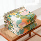 Ownkoti Vintage Oil Painting Rosy Fringed Gauze Quilt - image 2
