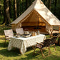 Minimalist Leaf Picnic Blanket Tablecloth - image 1