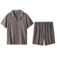 Textured Short Sleeve Pajama Set - image 5