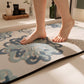 Floral Embossed Soft Non-Slip Bathroom Rug - image 3