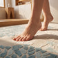 Blue Vintage Floral Non-Slip Bathroom Rug - image 3