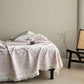 Pink Floral Scrollwork Pattern Cotton Blanket - image 2