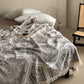 Damask Paisley Pattern Cotton Blanket - image 6