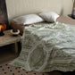 Damask Paisley Pattern Cotton Blanket - image 15