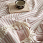 Geometric Labyrinth Pattern Cotton Gauze Blanket - image 7